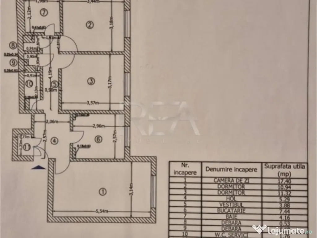 3 camere-decomandat-Mega Image RAHOVA 