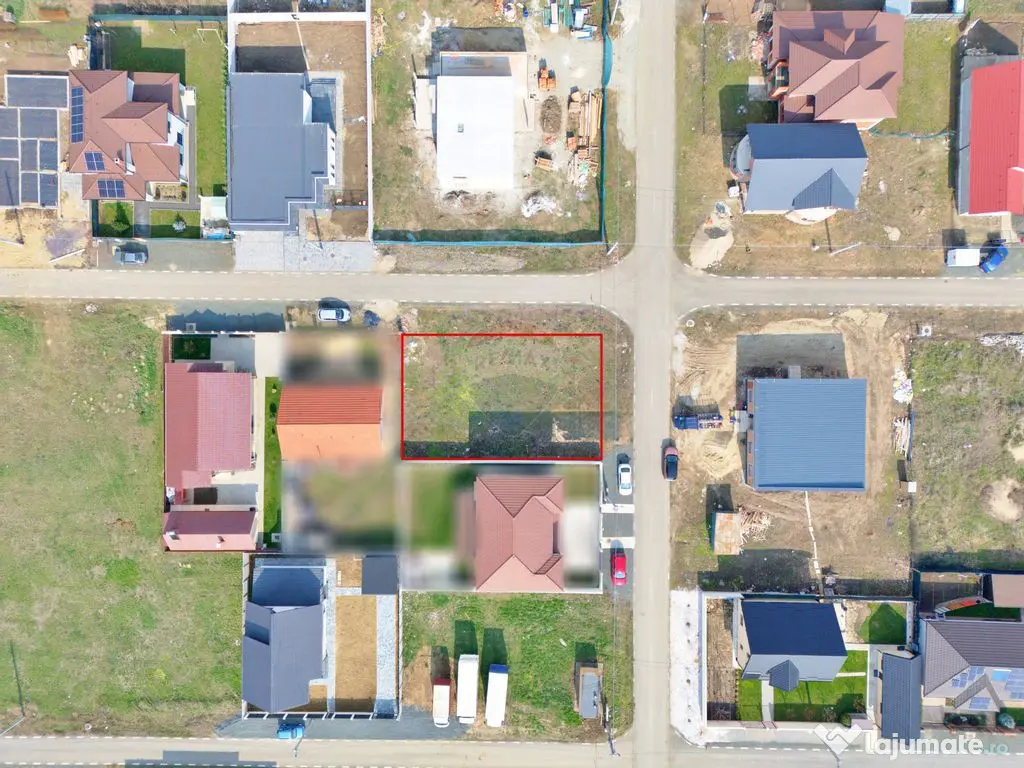 Teren intravilan 491 mp cartierul Florilor, Vladimirescu 