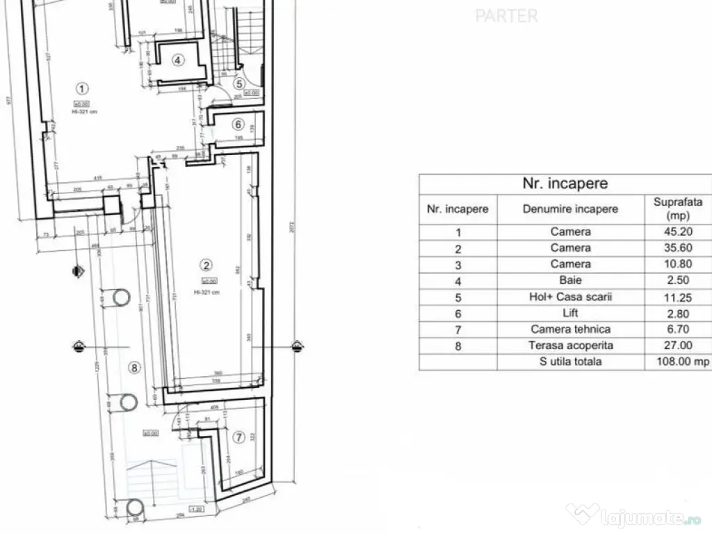 Zona P-ta Floreasca S+P+4E 750 mp ideal clinica medicala 