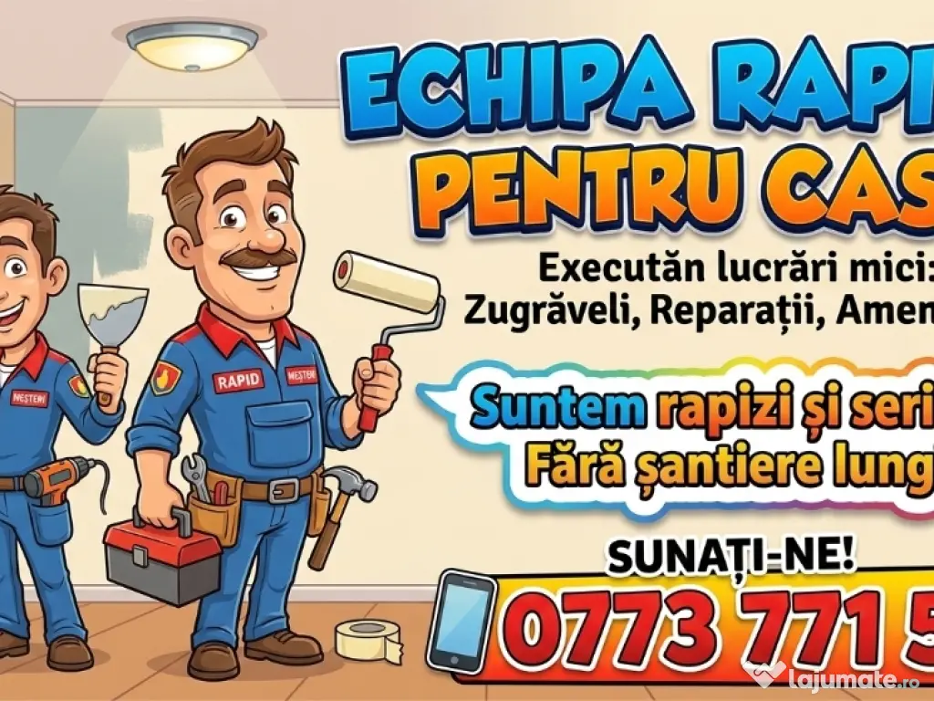 Căutați un meseriaș pentru o treabă de câteva ore? 
