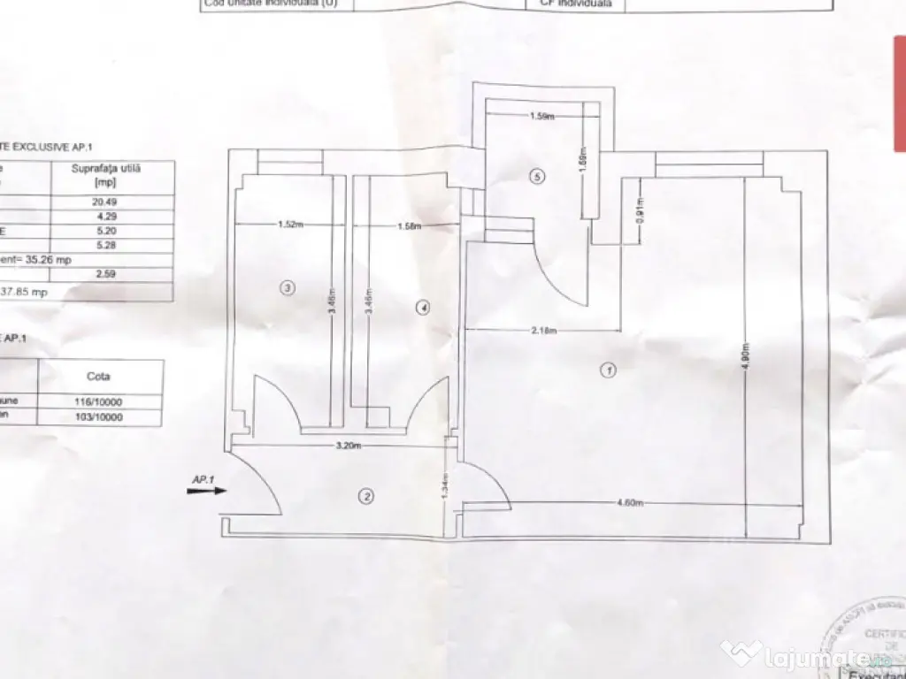 Garsoniera decomandata 38 mp- Promenada Mall 