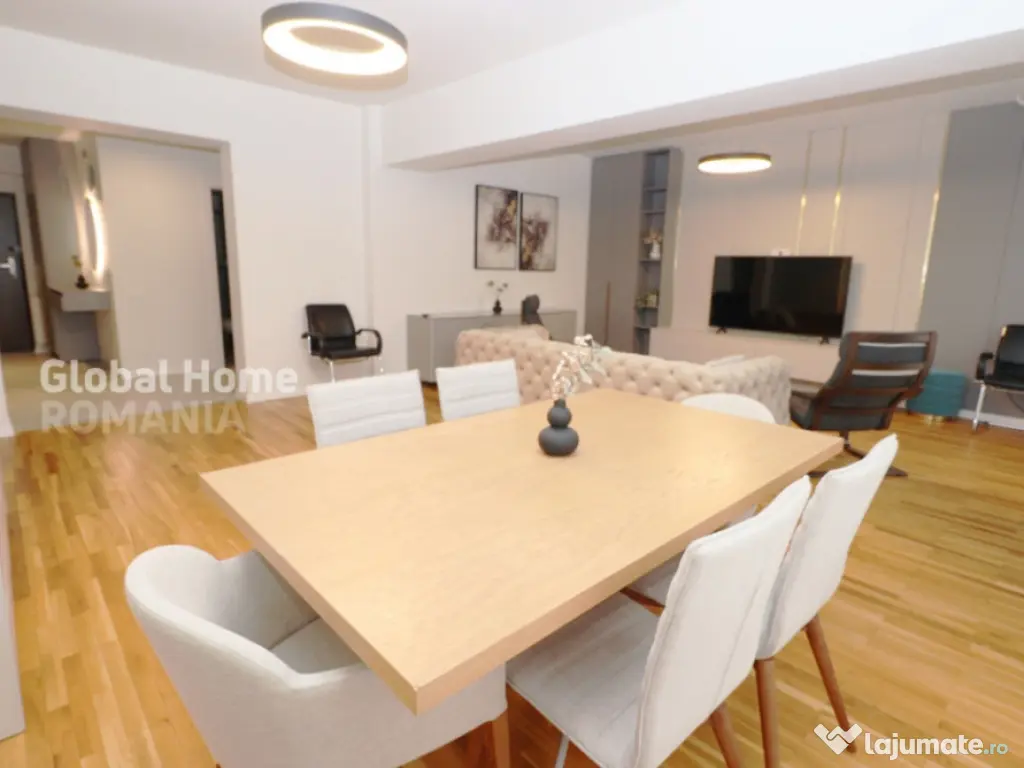 3 camere Herastrau | 181 mp - et. 3/4 | 3 balcoane | 2 bai | 
