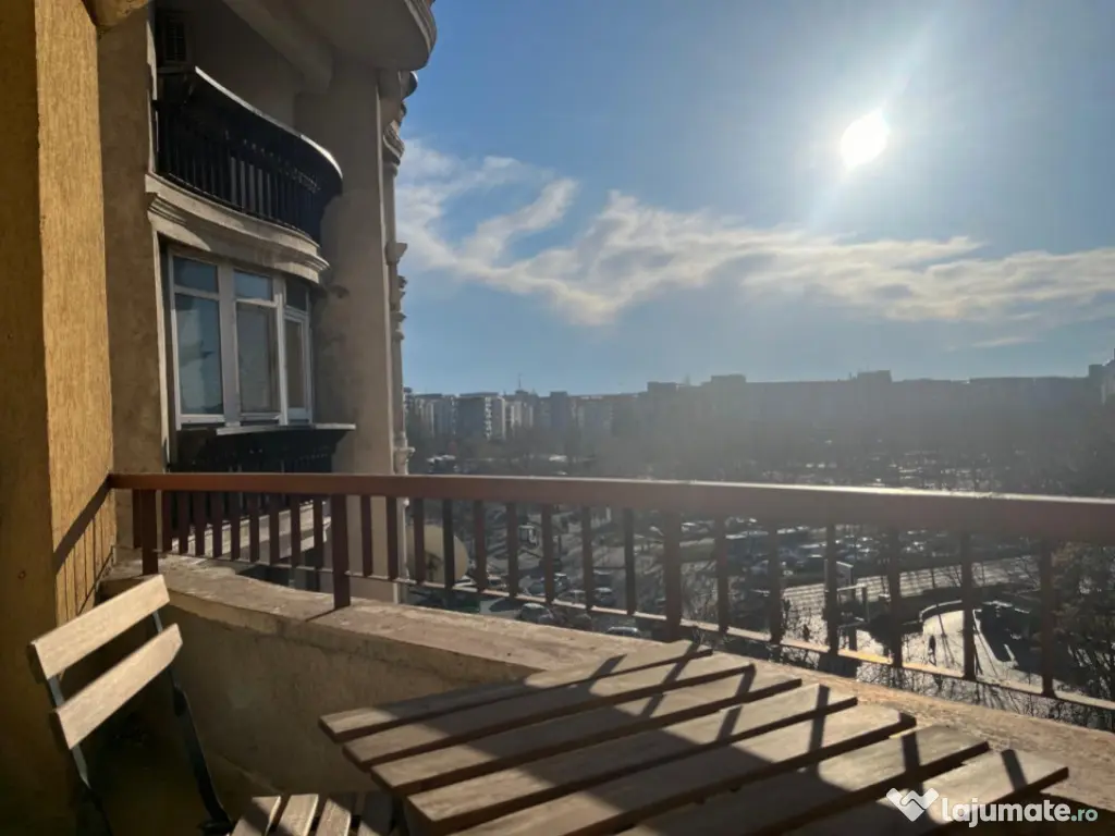 UNIRII-TRAIAN, 4 CAMERE LUX-130 MP, 4 balcoane! 