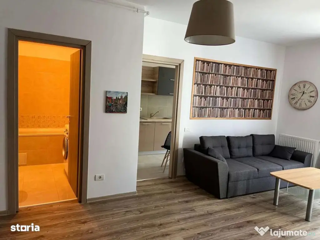 Studio mare de 50 mp in bloc nou, disponibil imediat, in zo 