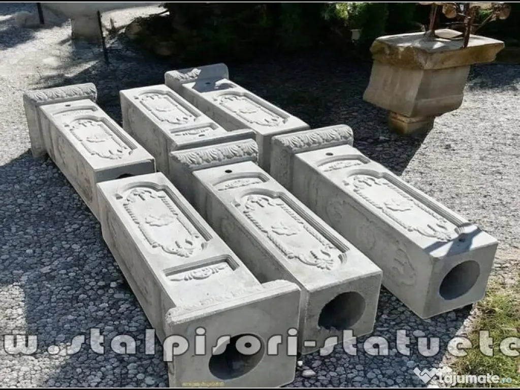 Stâlp susținere garduri, din beton, model S11. 