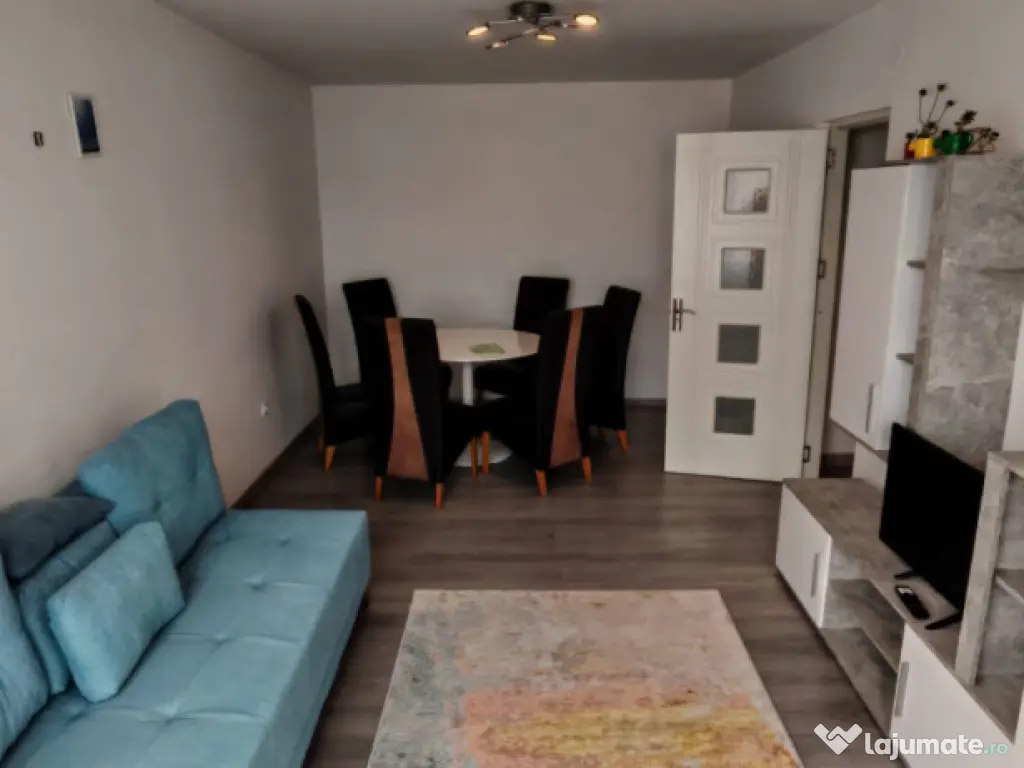 Apartament cu 2 camere, suprafata de 50 mp, mobilat si utila 