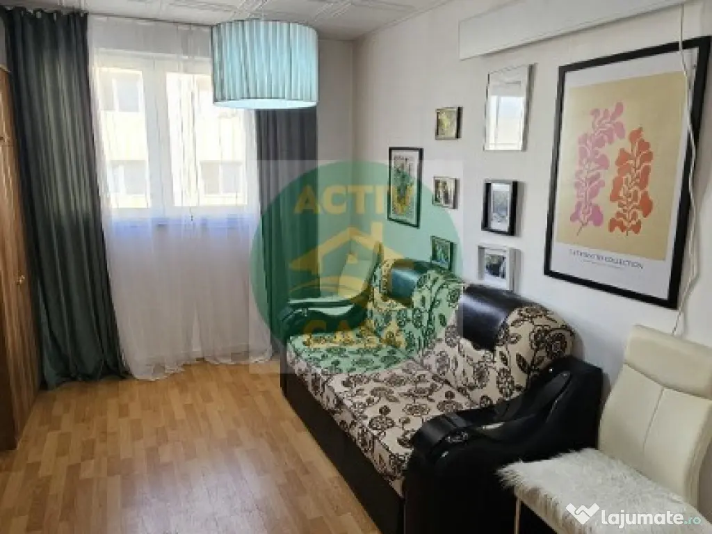 De vanzare garsoniera , etaj 2, mobilata si utilata 