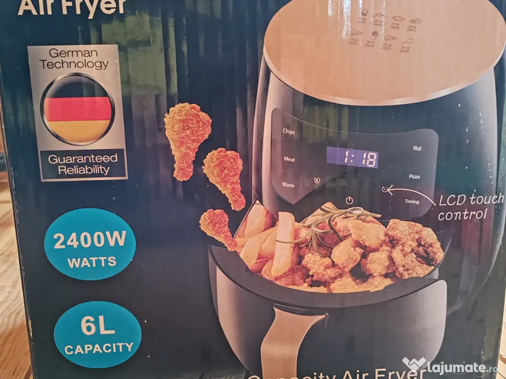 Friteuză cu aer cald (Airfryer) 