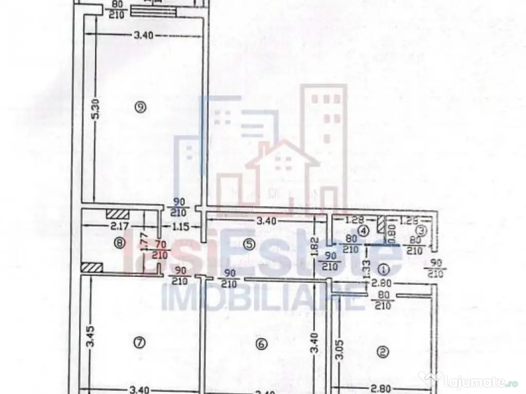 Apartament 3 camere Mircea cel Batran 