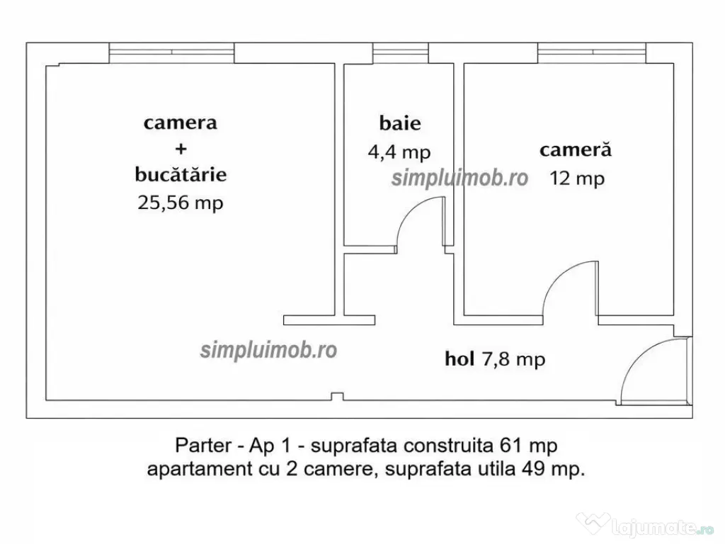 Ultracentral 2 camere constructie nua Mantuleasa Universiate 