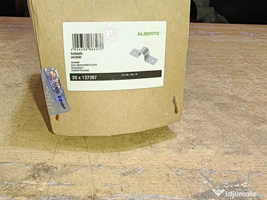 Bride metalice Alberts 15 X 20 - 60 X 18 