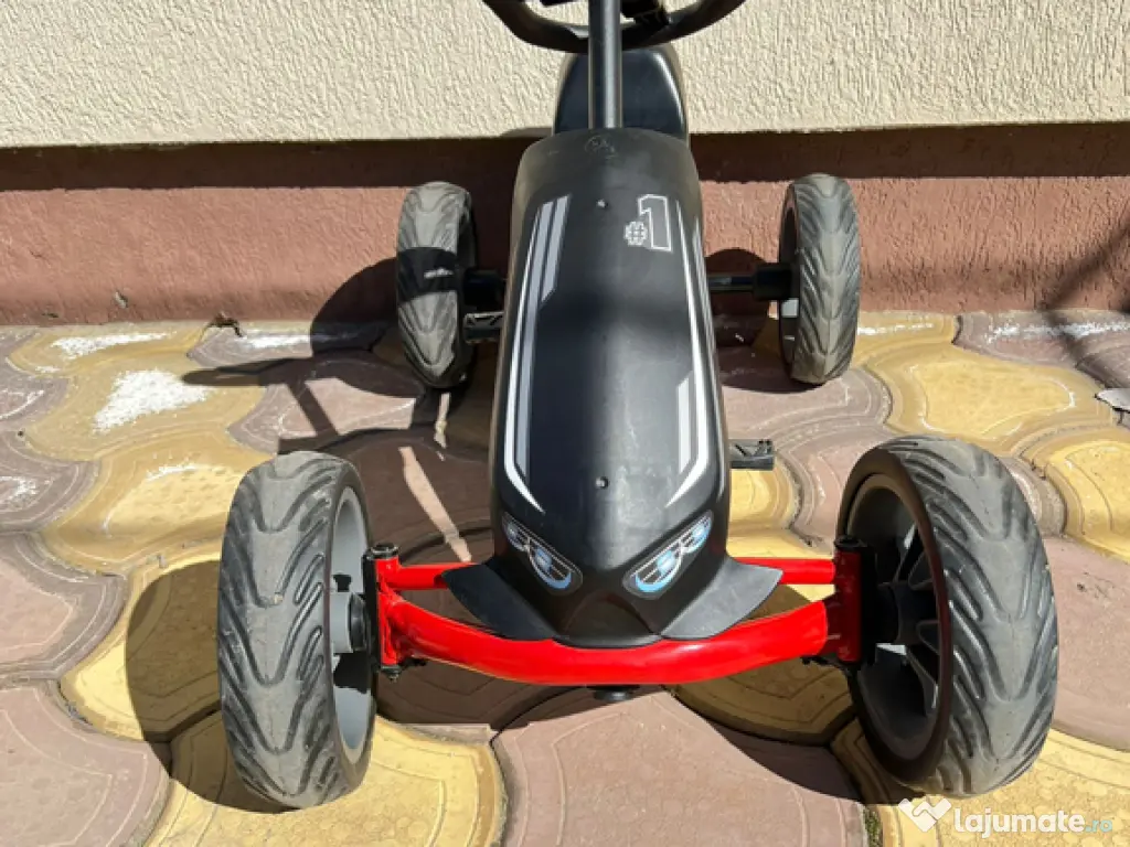 Cart cu pedale rosu copii 