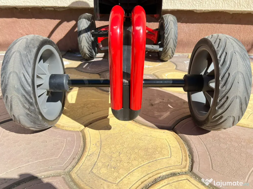 Cart cu pedale rosu copii 