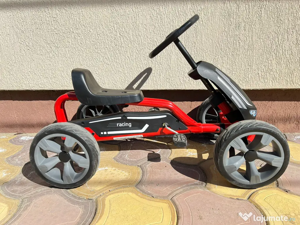 Cart cu pedale rosu copii 