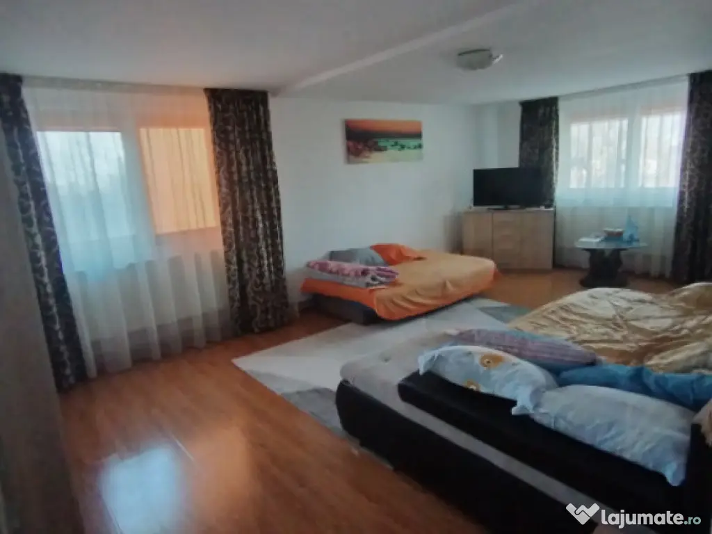 Casa P+1+M, 185 mp, teren 590 mp, Leamna de jos