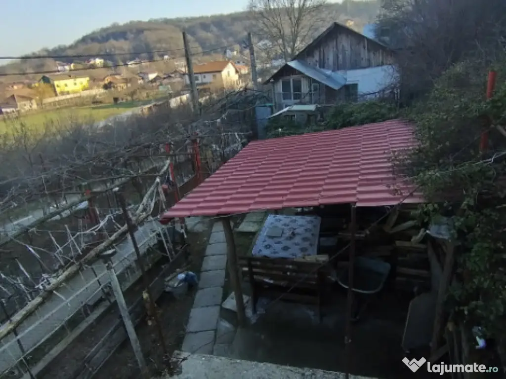 Casa P+1+M, 185 mp, teren 590 mp, Leamna de jos