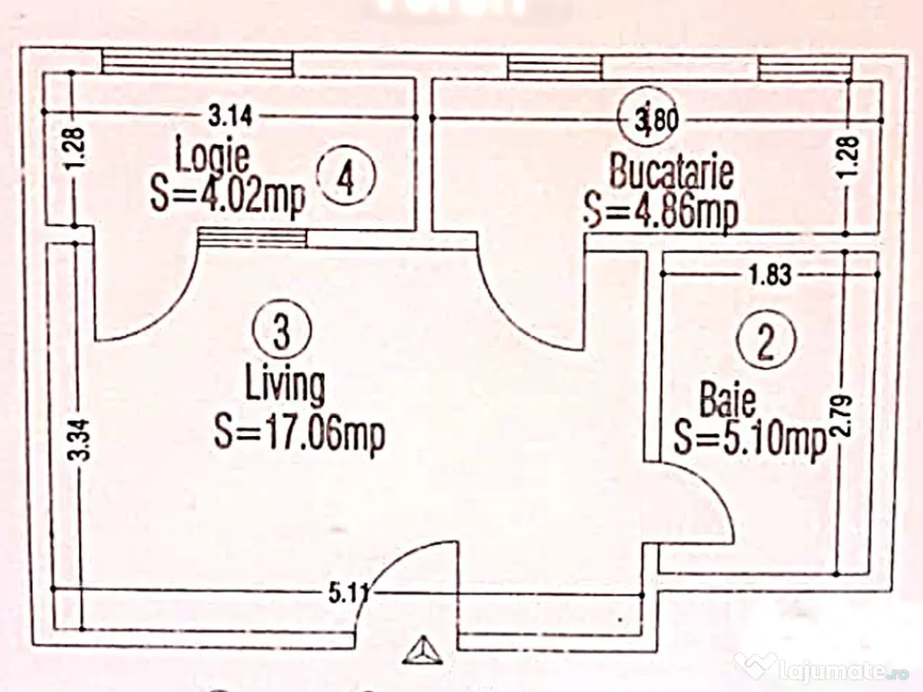 Garsonieră Focșani zona Spital-Kaufland 