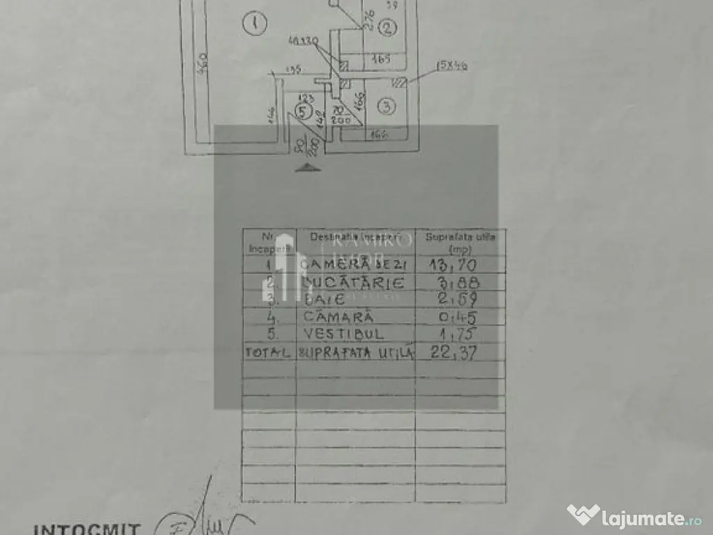 Garsoniera zona Doamna Ghica/ 7 Minute Parc Plumbuita 