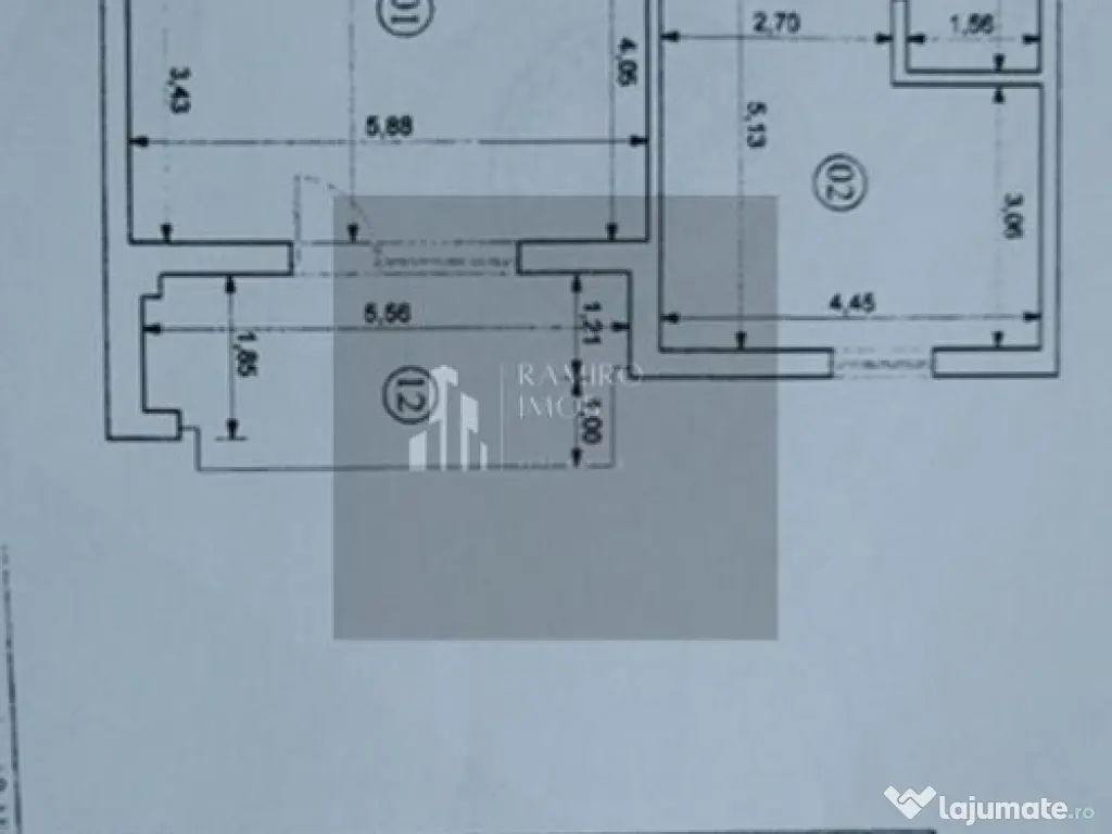 Apartament 3 camere, decomandat 99mp Baneasa 