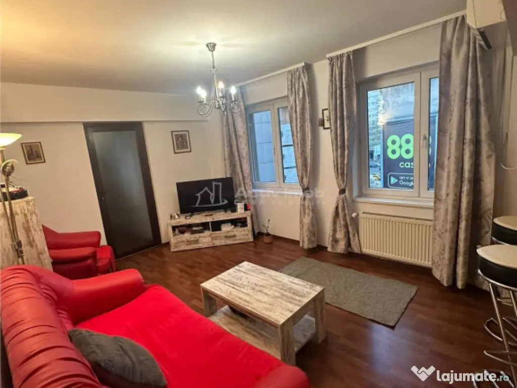 2 Camere, Universitate, Centrala Proprie, 1 min Metrou 