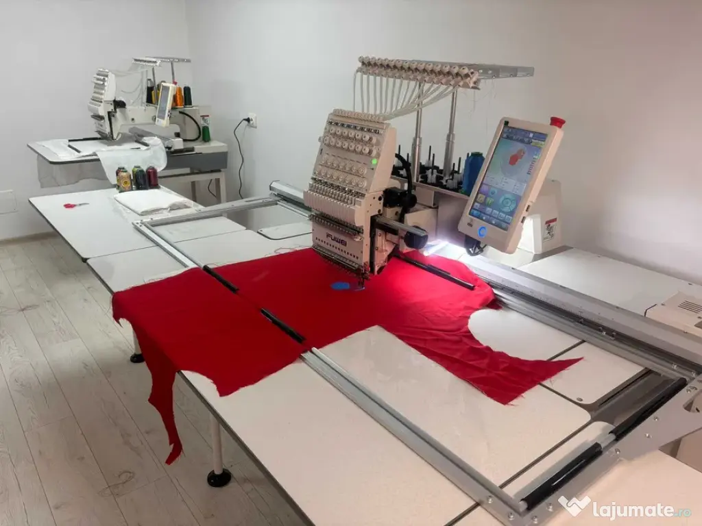 Mașini de brodat FUWEI noi, la cel mai mic preț din România 