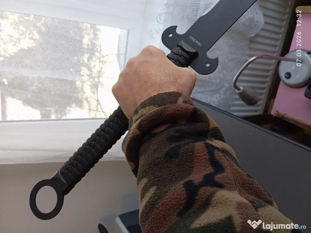 Sabie de Lupta chineza Guan Dao REALA Traditionala oțel 1055-FULL TANG deosebita 