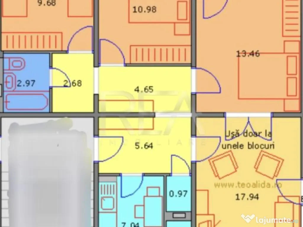 4 camere, 1/4, anvelopat-Drumul Taberei 