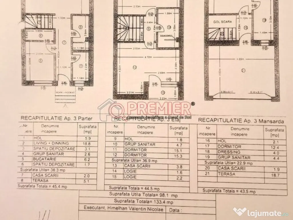 134.900 Euro - Casa insiruita P+1+M - Str.Cazanului - 10 