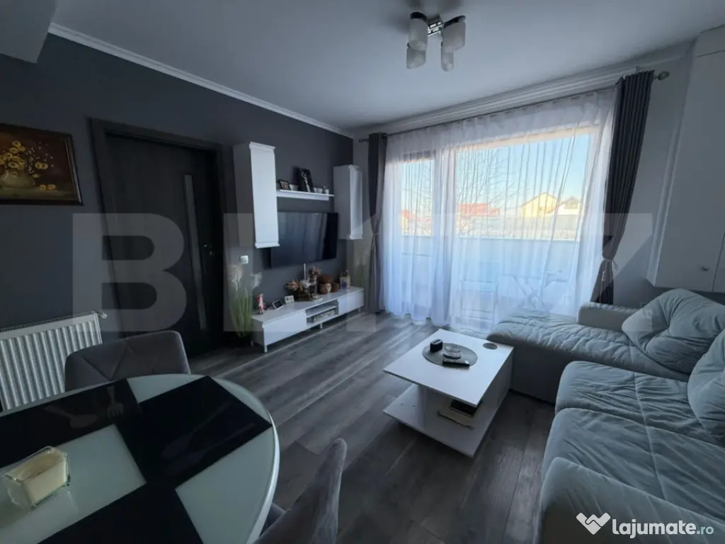 Apartament cu 2 camere, mobilat utilat cu gust, parcare, in 