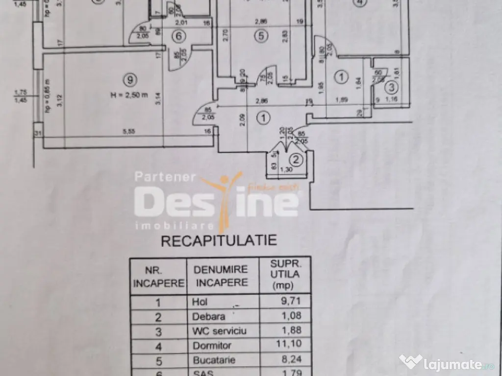 Chirie Apartament 3 camere 70 mp mobilat utilat loc de parca 