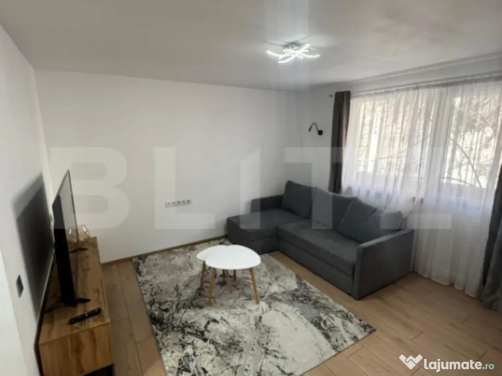 Apartament 3 camere, renovat complet, etaj 1, mobilat și ut 