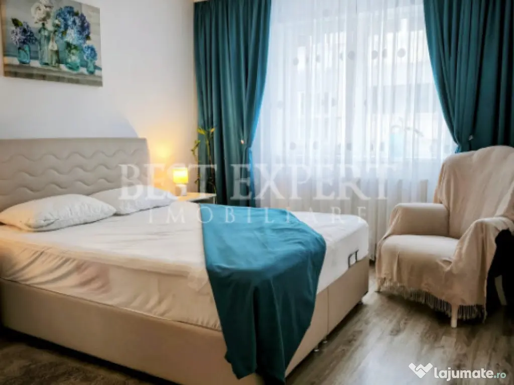 Apartament 3 camere de închiriat – zonă liniștită, par 