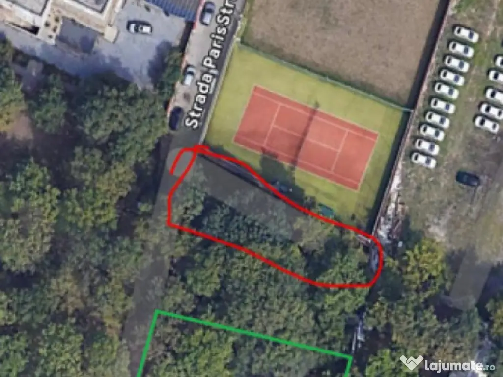 Teren 600 mp la Padure cu front 18 m la str Paris Pantelimon 