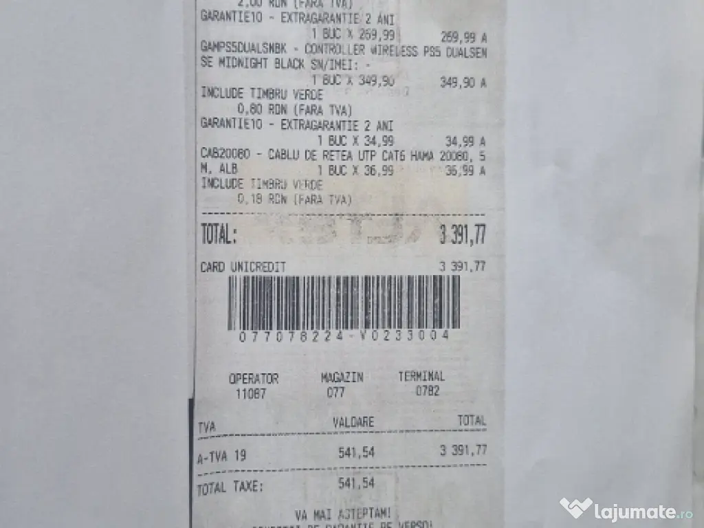 Consolă PlayStation 5 Slim 1 TB (modelul cu disc) 