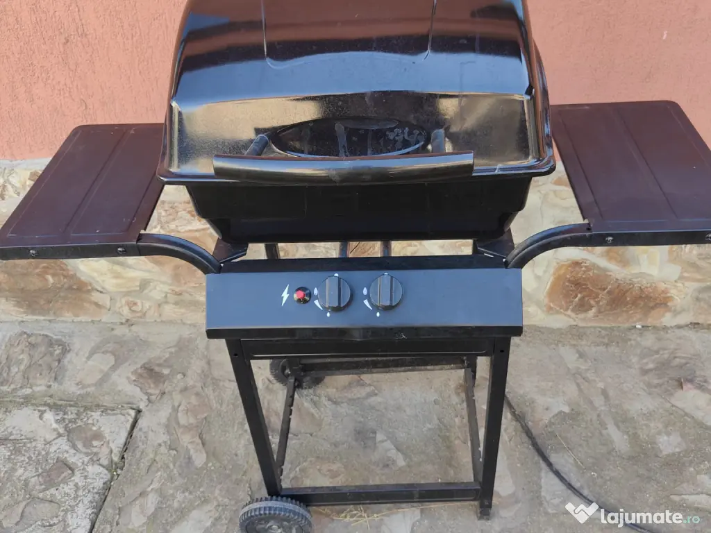 Gratar pe gaz cu 2 arzatoare