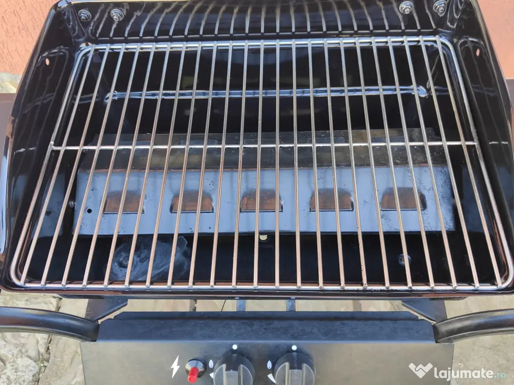 Gratar pe gaz cu 2 arzatoare