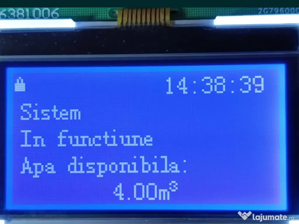 Automatizare cu afisaj dedurizator apa
