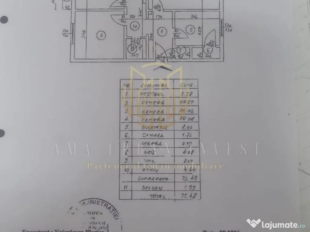 3 camere hol H, Teiul Doamnei, Maica Domnului 