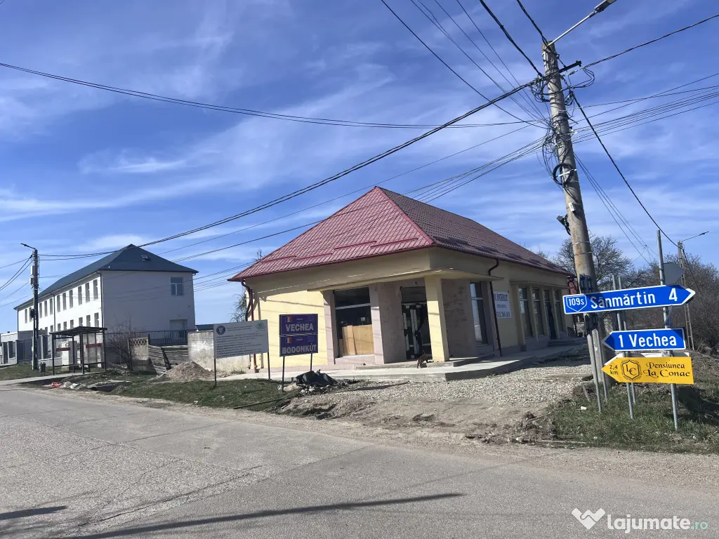 Spatiu comercial de inchiriat Vechea-Deusu, com. Chinteni