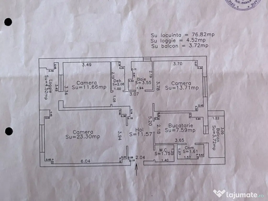 - Apartament 3 camere Central, Mobilat Utilat, Renovat in to 
