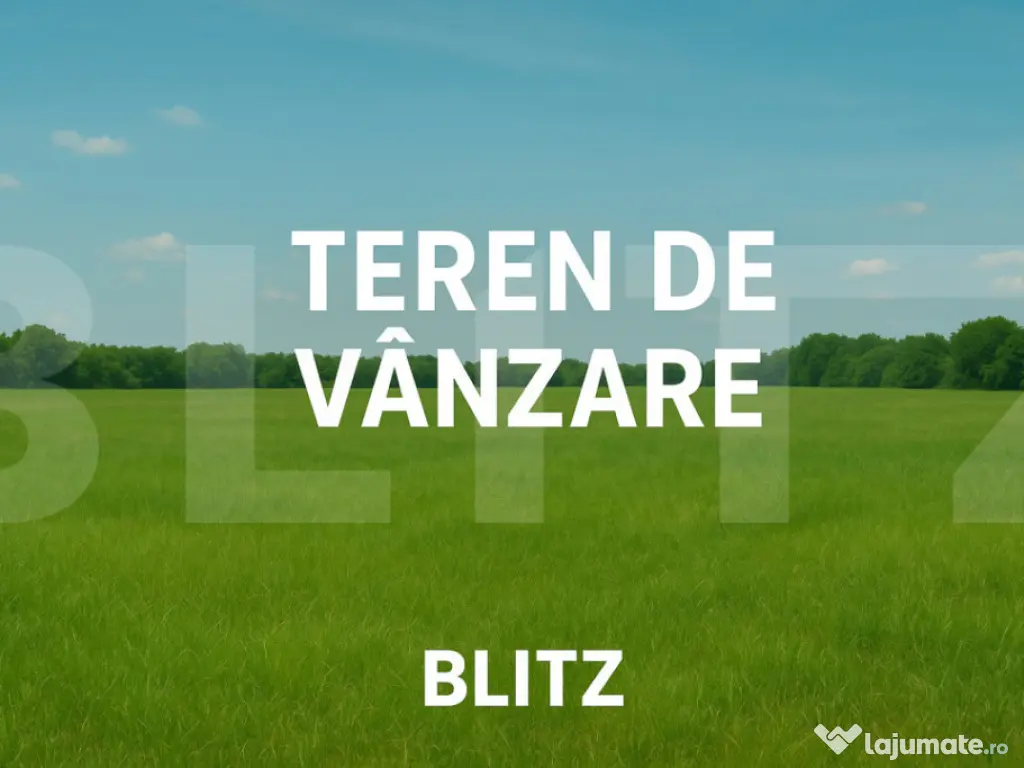 Teren extravilan 6000 mp în zona Lebăda – poziție excel