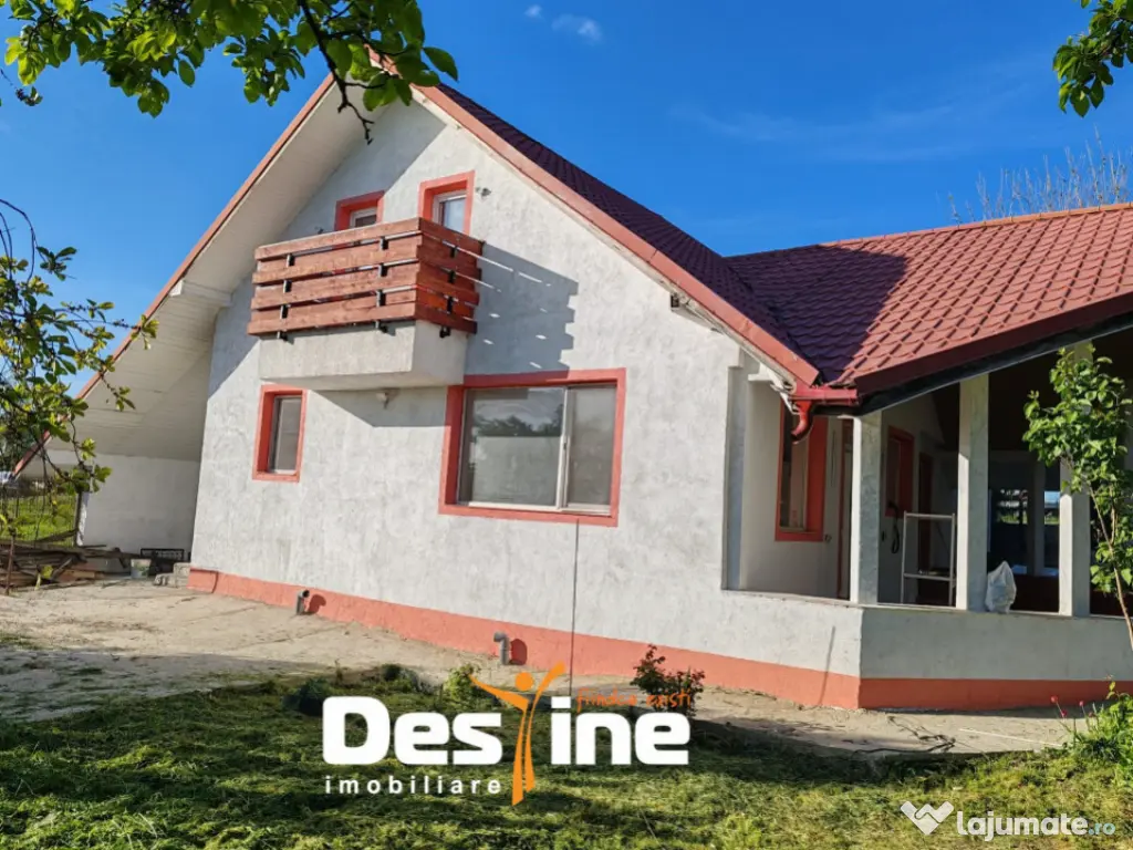 Ocazie - Casă P+M 196 mpt 5 camere 2 băi 1200 mp teren, li 