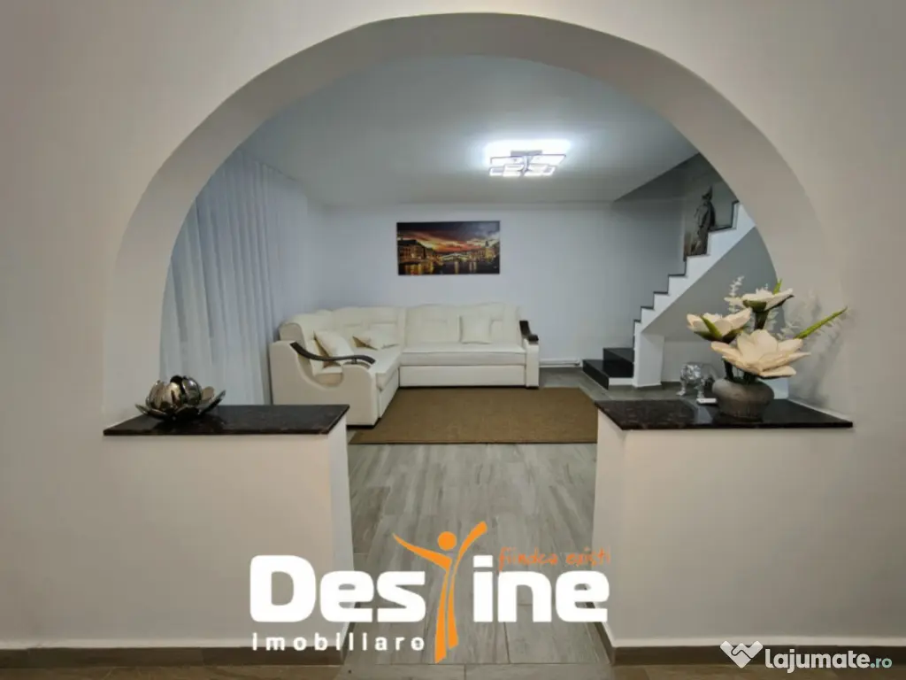 Casă individuală 4 camere 144 mp P+M + teren 429 mp mobila 