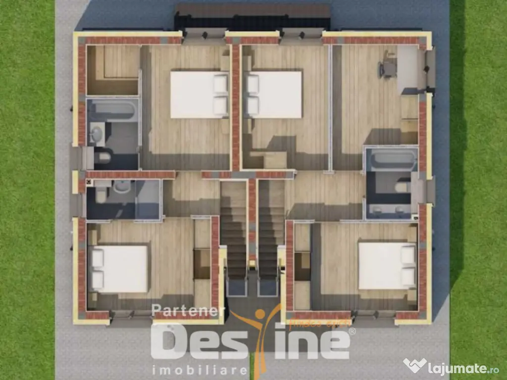 Duplex modern nZEB lângă Bunloc – liniște, natură și 