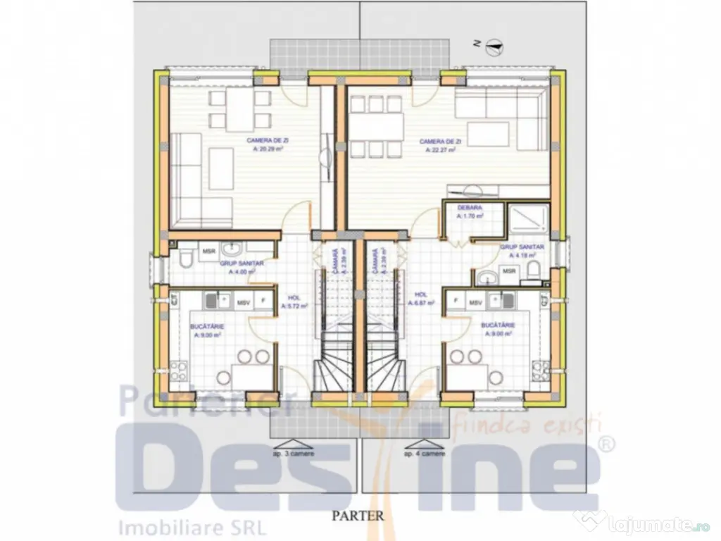 Duplex modern nZEB lângă Bunloc – liniște, natură și 