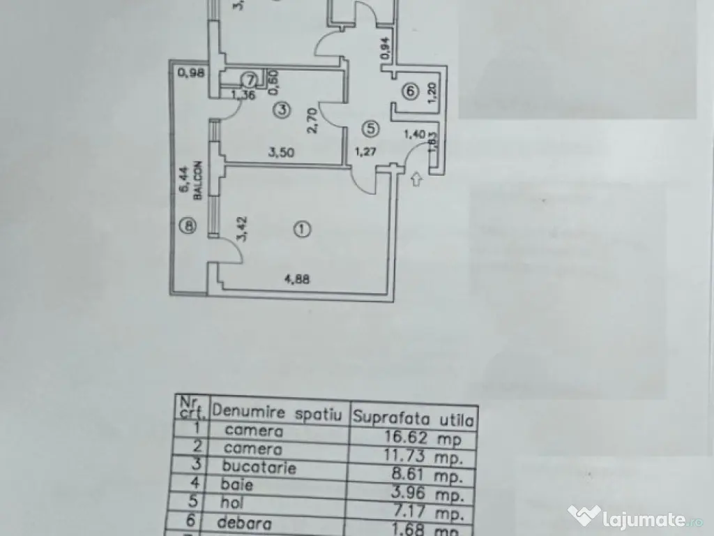 - Apartament 2 camere confort 1 decomandat, zona Obor.