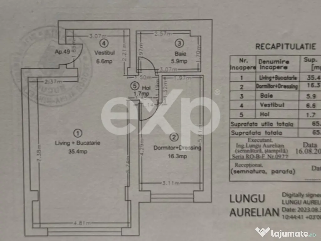Apartament 2 Camere - Ivory Residence 