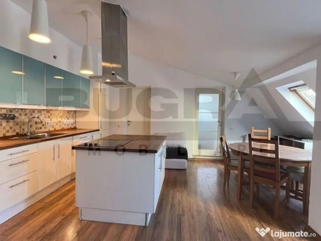 Apartament la mansarda in Vila, 2 camere, zona Interservisan 