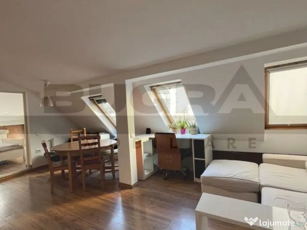 Apartament la mansarda in Vila, 2 camere, zona Interservisan 