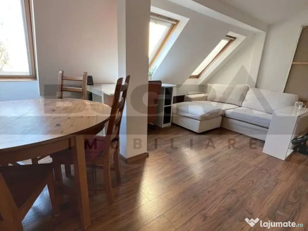 Apartament la mansarda in Vila, 2 camere, zona Interservisan 